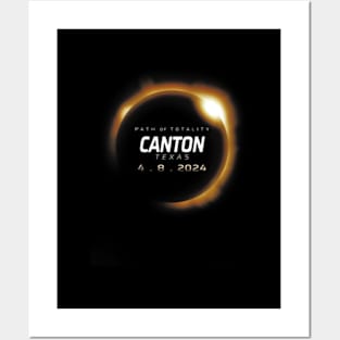 Total Solar Eclipse 2024 Canton Texas April 8 2024 Posters and Art